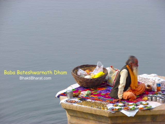 Preparing for Maa Yamuna Puja