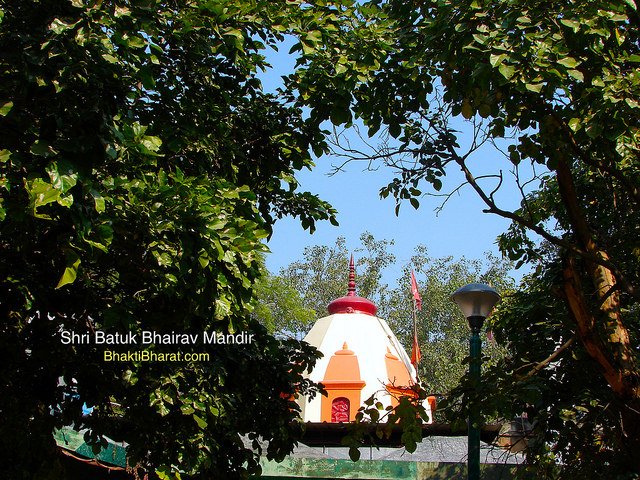 Temple is surrounded with the lot of greenery, therefore it is difficult to see temple`s shikhar from roadside.