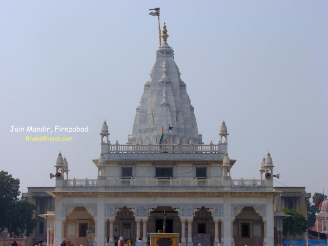 Close-up click of central prayer hall and main Shikhar built on high platform Close-up click of central prayer hall and main Shikhar built on high platform