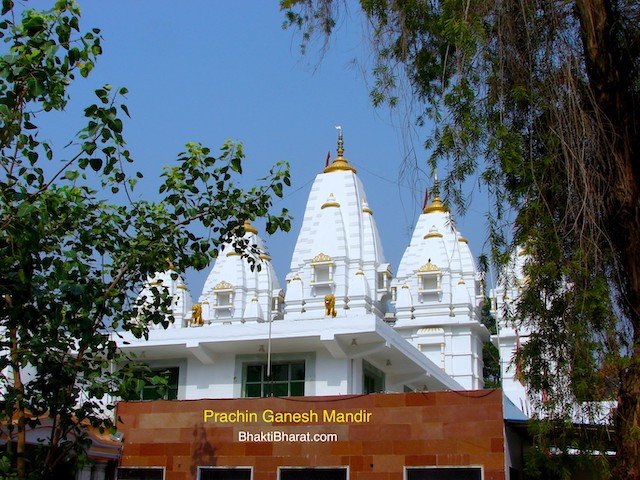 A full front outside view of main temple A full front outside view of main temple
