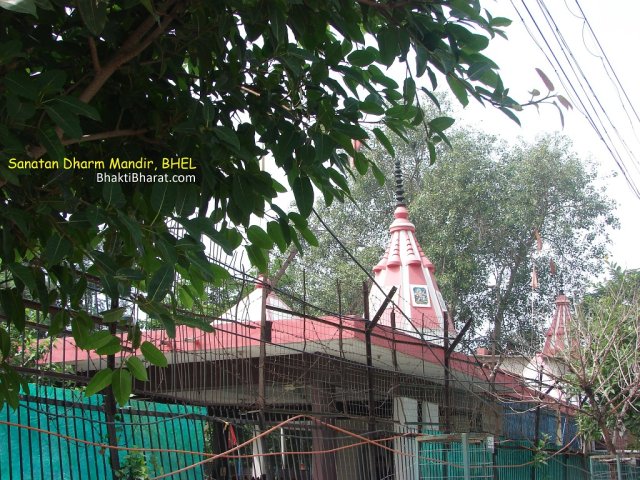 When people move on through DND flyway towards Delhi, at the beginning left side of road series of temple.