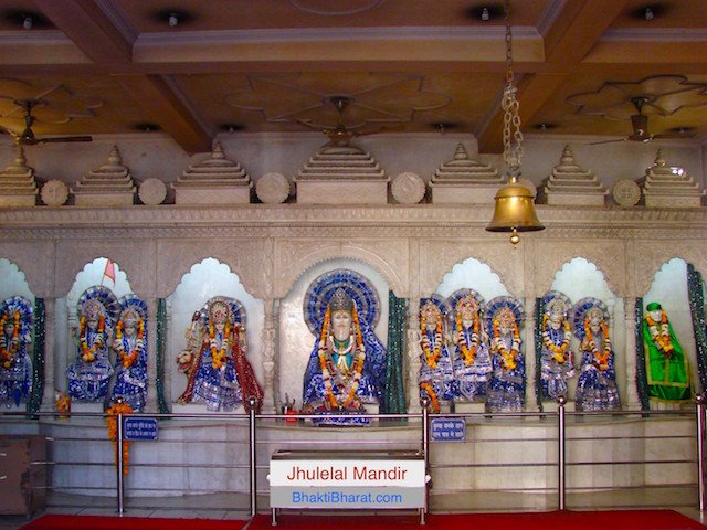 A inner view of Shri Jhulelal Mandir A inner view of Shri Jhulelal Mandir