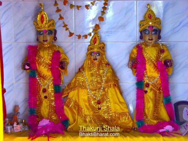Lord Shri Krishna sister Subhadra and brother Balaram